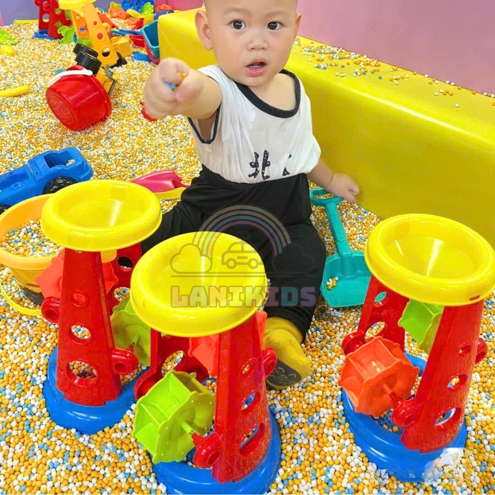 Guồng Cát Nhỏ – Đồng Hồ Cát Nhỏ Xanh Vàng Đỏ