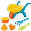 Xe Cút Kít Cát – Bộ Đồ Chơi Xúc Cát Xanh Vàng