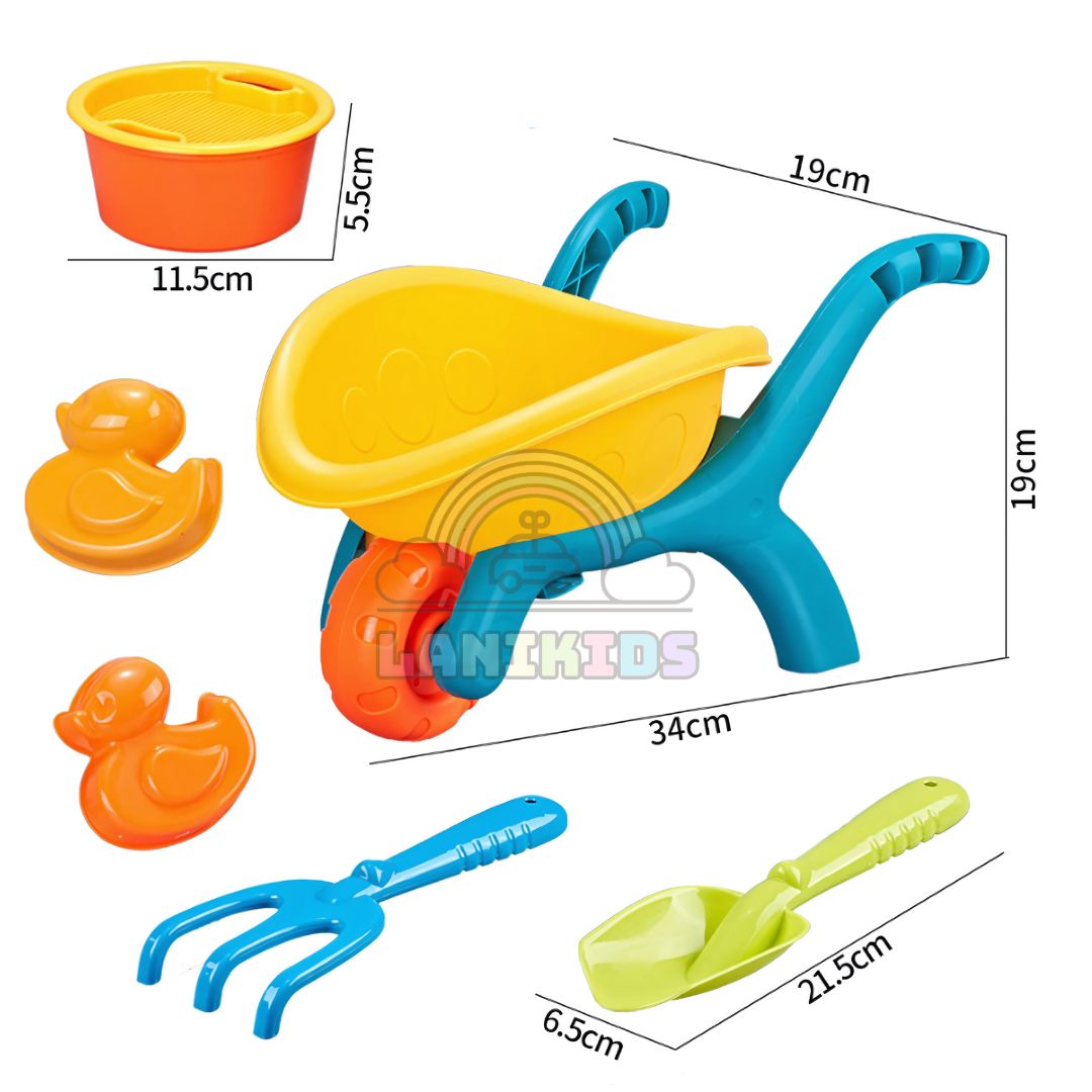 Xe Cút Kít Cát – Bộ Đồ Chơi Xúc Cát Siêu Vui Cho Bé