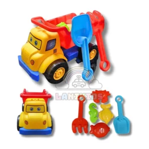 Xe Tải Ben Xúc Cát  - đồ chơi xúc cát hạt sứ hạt muồng lanikids (1)