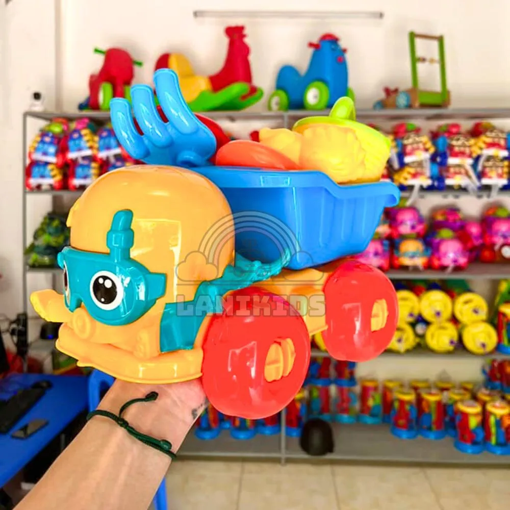 Xe Bạch Tuộc Xúc Cát nhựa chơi an toàn cho bé do Lanikids phân phối