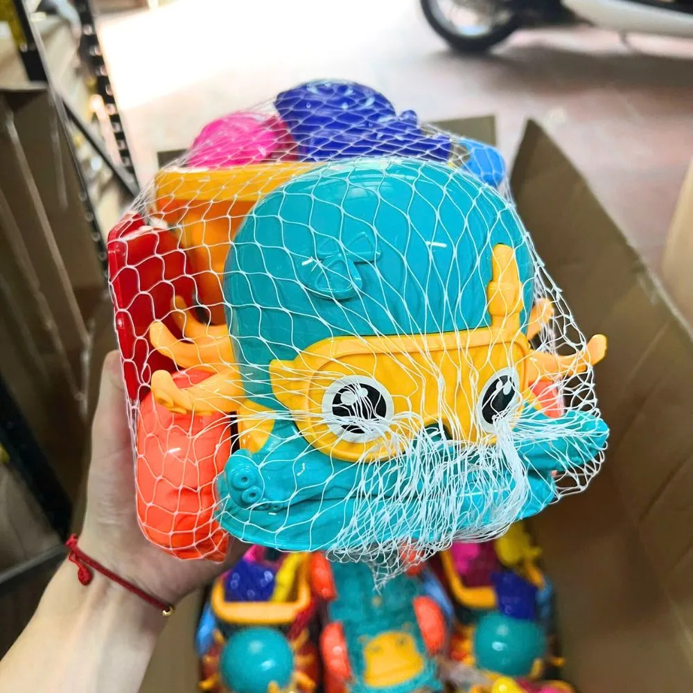 Xe Bạch Tuộc Xúc Cát nhựa chơi an toàn cho bé do Lanikids phân phối