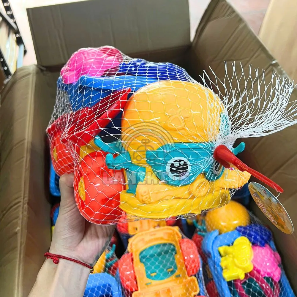 Xe Bạch Tuộc Xúc Cát nhựa chơi an toàn cho bé do Lanikids phân phối