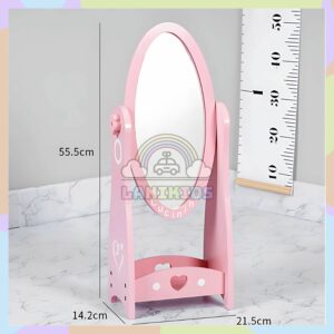 Gương Trang Điểm Gỗ Cho Bé – Thiết Kế Đáng Yêu, An Toàn, Kích Thích Trí Tưởng Tượng