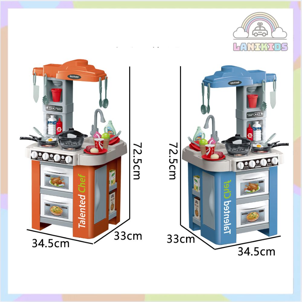 Bộ Bếp Nhựa Talented Chef Cho Bé – Đồ Chơi Nhà Bếp Mini 67 Món Kèm Phụ Kiện