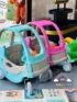Xe Ôtô Chòi Chân Công Chúa Màu Hồng & Xanh Pastel – Đồ Chơi Mầm Non Cao Cấp An Toàn