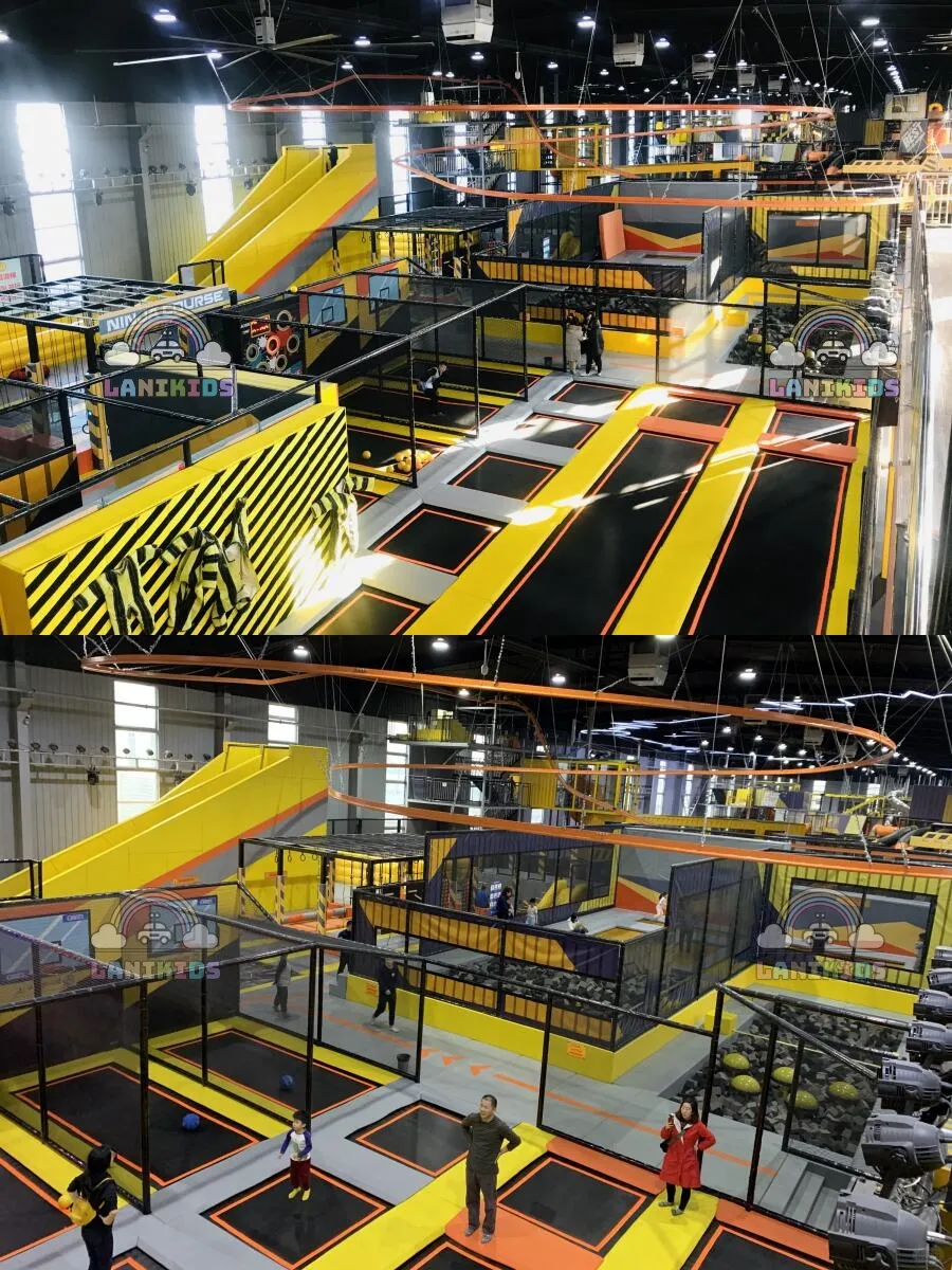 Khu Vui Chơi Vận Động Trampoline – Giải Pháp Thiết Kế Khu Vui Chơi Trẻ Em Nhập Khẩu Cao Cấp