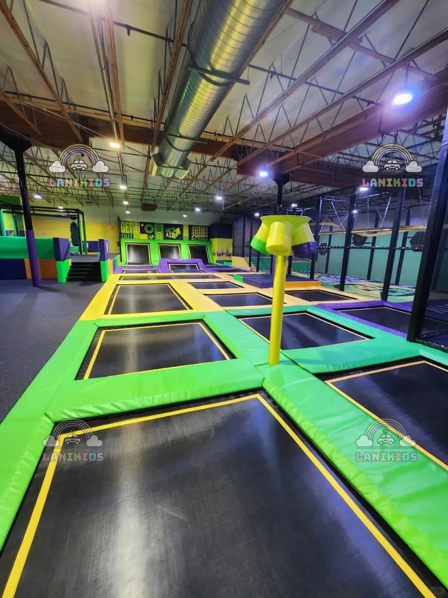 Khu Vui Chơi Vận Động Trampoline – Giải Pháp Thiết Kế Khu Vui Chơi Trẻ Em Nhập Khẩu Cao Cấp