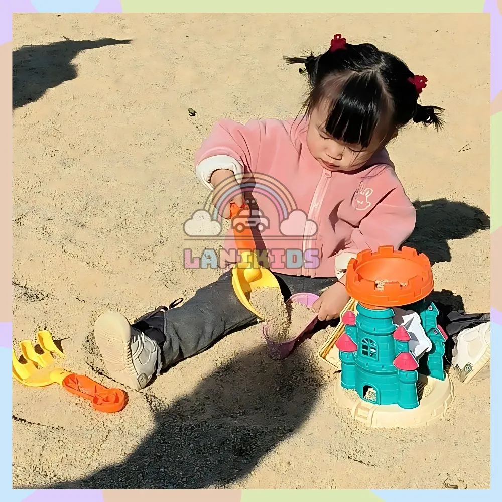 Guồng Cát Lâu Đài – Đồ chơi xúc cát sáng tạo an toàn cho bé | Lanikids
