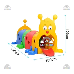 Hầm chui con sâu mầm non – Đồ chơi khu vui chơi trẻ em an toàn từ nhựa ABS nhập khẩu