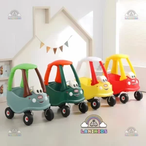Xe Ô Tô Chòi Chân Mắt To Nhiều Màu – Đồ Chơi Mầm Non An Toàn Cho Khu Vui Chơi Trẻ Em