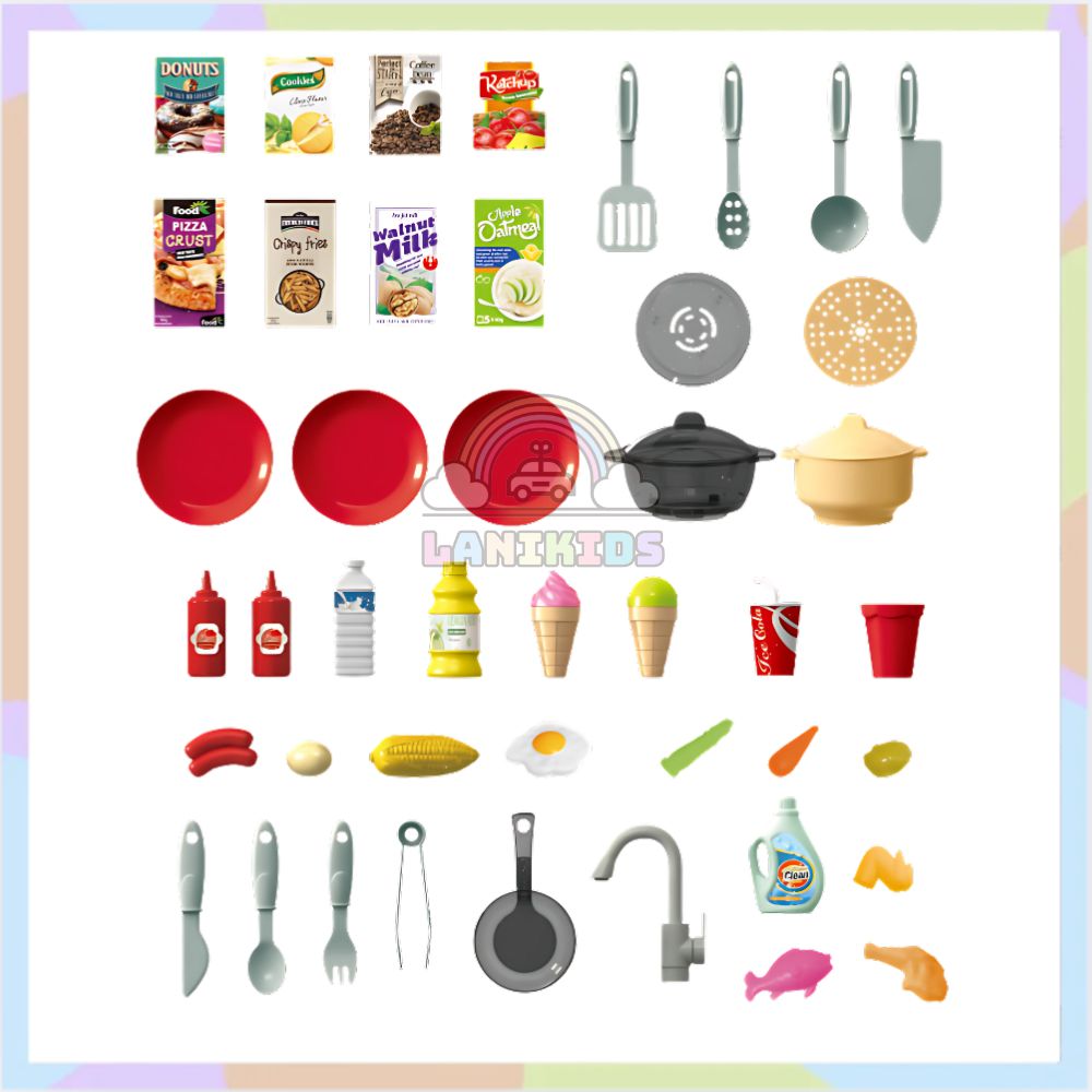 Bộ Bếp Nhựa Talented Chef Cho Bé – Đồ Chơi Nhà Bếp Mini 67 Món Kèm Phụ Kiện