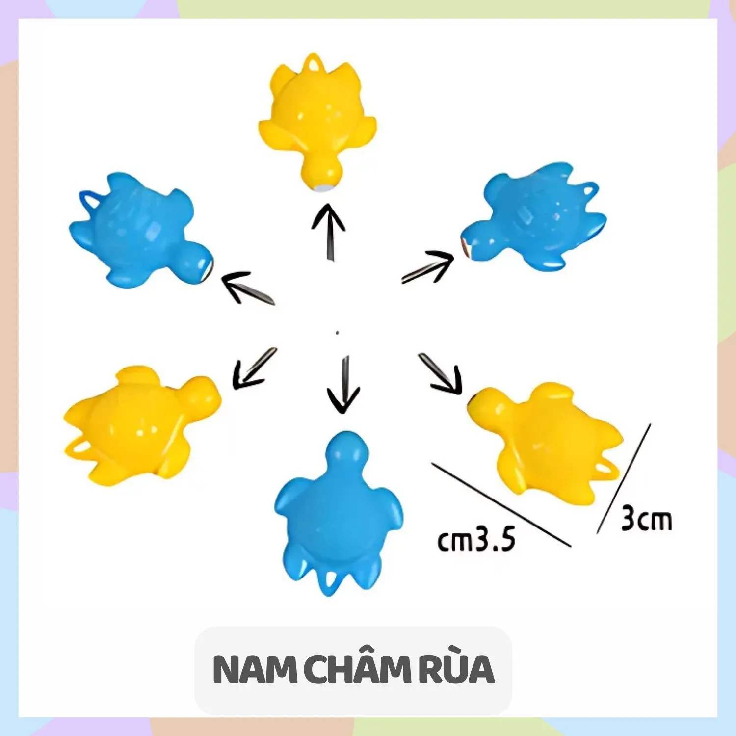 Nam Châm Đồ Chơi Câu Cá – Phụ Kiện Câu Cá Nam Châm Cho Khu Vui Chơi Trẻ Em