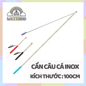 Cần Câu Cá Inox 100cm – Cần Câu Nam Châm Bắt Cá Cho Khu Vui Chơi Trẻ Em