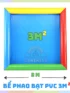 Bể Phao Bạt PVC 3m² Cho Trẻ – Đồ Chơi Câu Cá, Xúc Cát, Khu Vui Chơi Di Động Ngoài Trời