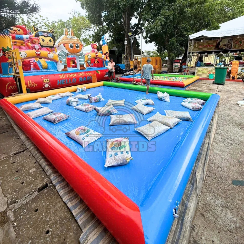 Bể Phao Bạt PVC Cho Trẻ – Đồ Chơi Câu Cá, Xúc Cát, Khu Vui Chơi Di Động Ngoài Trời