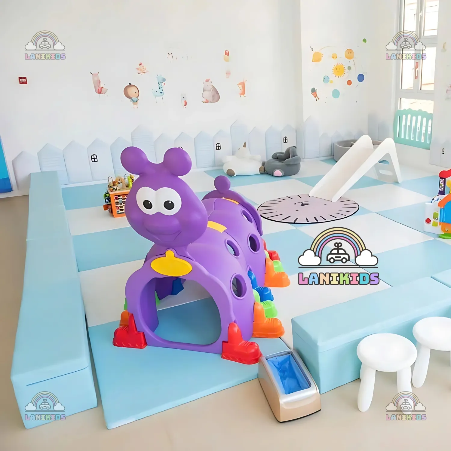 Hầm Chui Con Kiến – Đồ Chơi Mầm Non Bằng Nhựa ABS Nhập Khẩu An Toàn Cho Khu Vui Chơi Trẻ Em