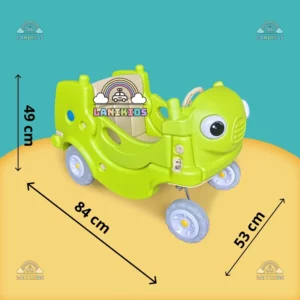 Xe Ô Tô Chòi Chân Stroller Cho Bé – Xe Xanh Lá & Da Cam | Đồ Chơi Mầm Non Lanikids