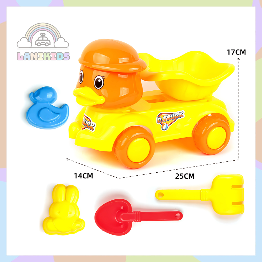 Xe Vịt Xúc Cát – Đồ Chơi Xúc Cát Cho Bé Bằng Nhựa ABS An Toàn | Lanikids