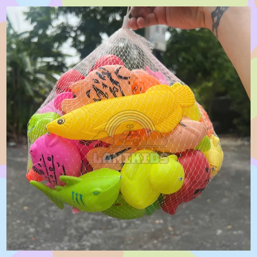 Túi Cá To 50 Con – Đồ Chơi Câu Cá Nam Châm An Toàn Cho Bé