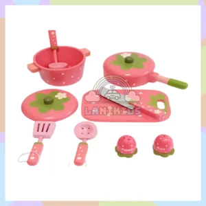 Bộ Dụng Cụ Làm Bếp Đồ Chơi Gỗ Cao Cấp – Đồ Chơi Hướng Nghiệp Cho Bé | Coffee Kids
