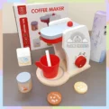 Bộ Pha Coffee Bằng Gỗ Cho Bé – Đồ Chơi Hướng Nghiệp Cafe Kids Tại Nhà