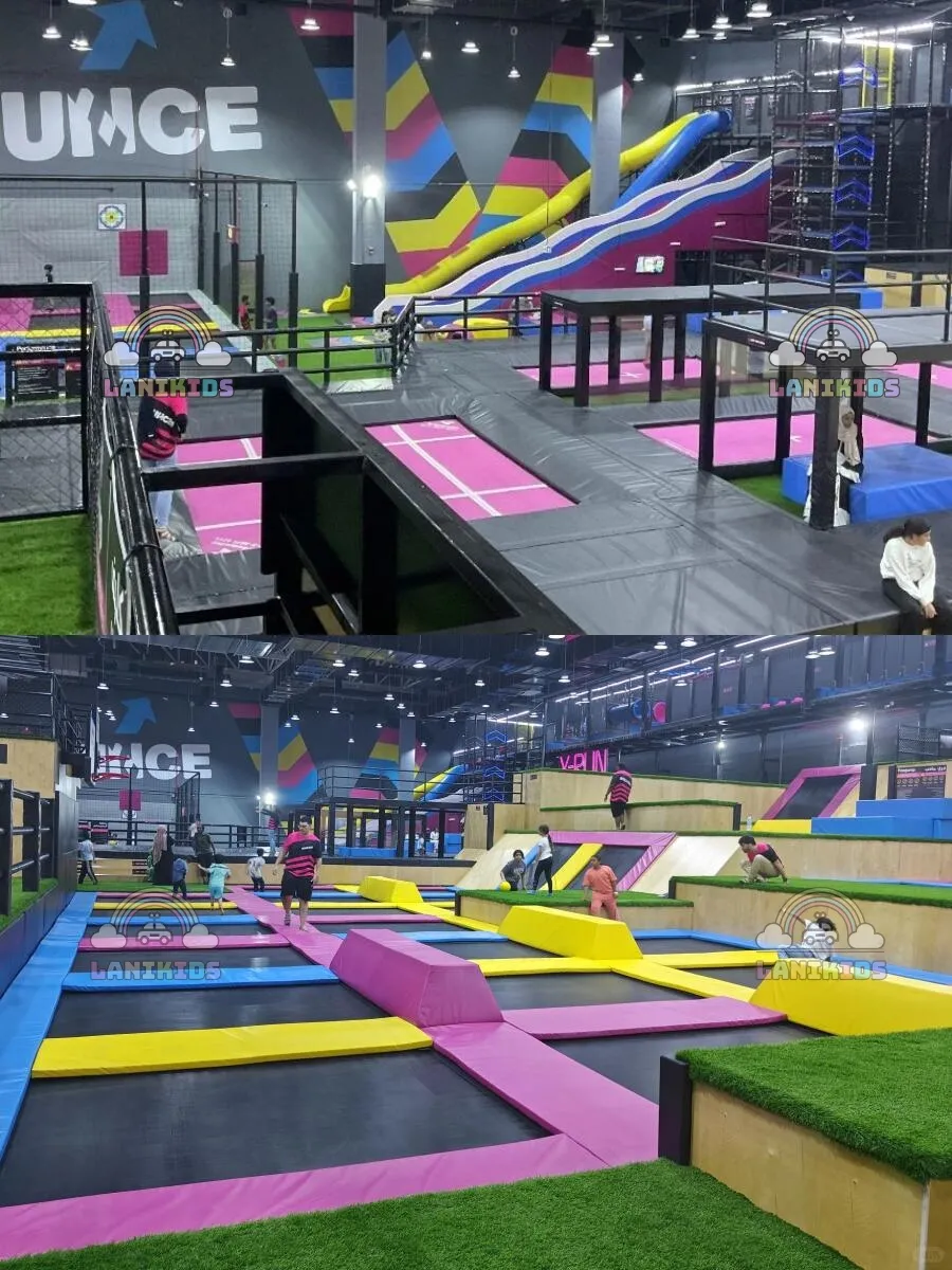 Khu Vui Chơi Vận Động Trampoline – Giải Pháp Thiết Kế Khu Vui Chơi Trẻ Em Nhập Khẩu Cao Cấp