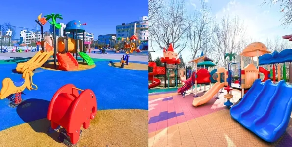 Sân chơi vận động liên hoàn ngoài trời