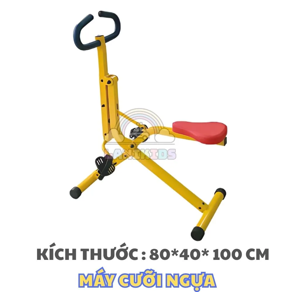 Máy cưỡi ngựa - Bộ tập gyms trẻ em cho khu vui chơi, trường mầm non