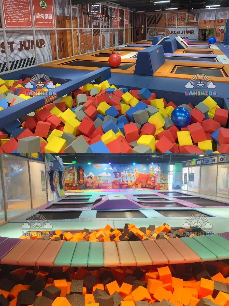 Khu Vui Chơi Vận Động Trampoline – Giải Pháp Thiết Kế Khu Vui Chơi Trẻ Em Nhập Khẩu Cao Cấp