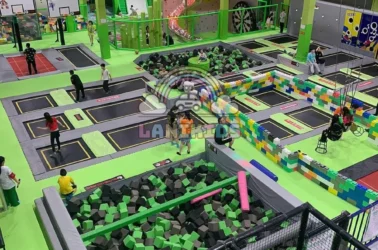 Khu Vui Chơi Vận Động Trampoline – Giải Pháp Thiết Kế Khu Vui Chơi Trẻ Em Nhập Khẩu Cao Cấp
