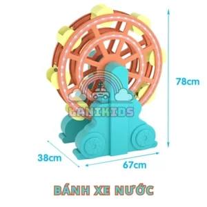 Bánh Xe Nước – Đồ Chơi Xúc Cát Cao Cấp Siêu Bền Cho Khu Vui Chơi Trẻ Em