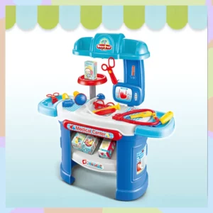 Bộ Đồ Chơi Bác Sĩ Cho Bé Doctor Kids – Tủ Nhựa Mô Phỏng Trạm Y Tế Mini | Đồ Chơi Hướng Nghiệp