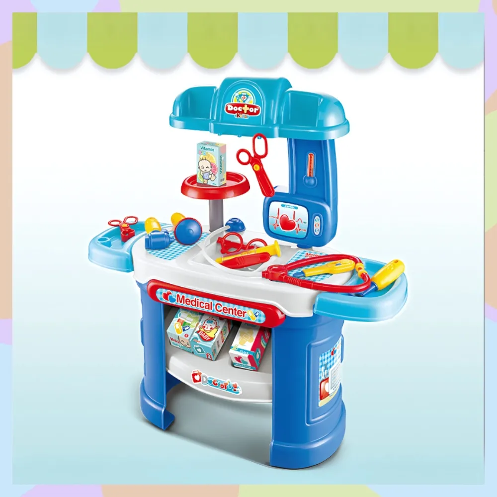Bộ Đồ Chơi Bác Sĩ Cho Bé Doctor Kids – Tủ Nhựa Mô Phỏng Trạm Y Tế Mini | Đồ Chơi Hướng Nghiệp