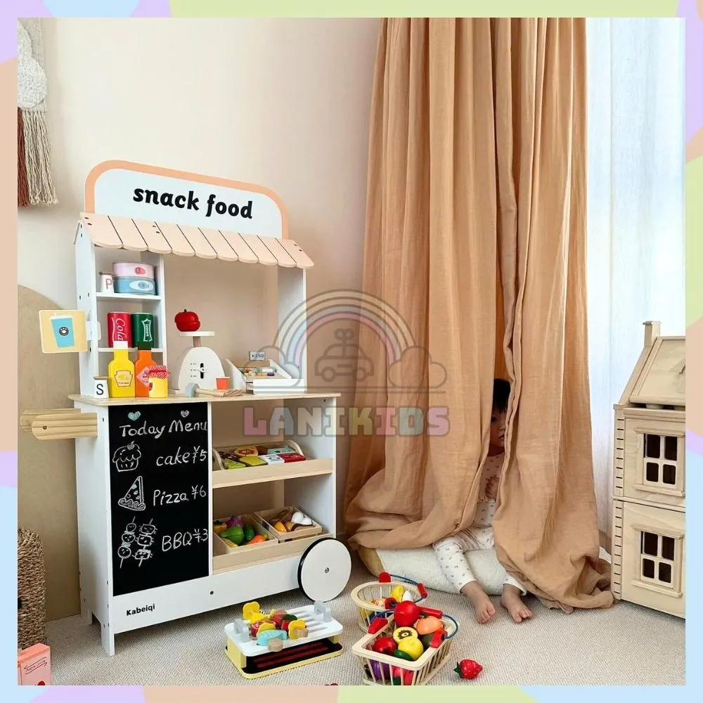 Bộ Tủ Bán Hàng Snack Food – Đồ Chơi Hướng Nghiệp Giúp Bé Phát Triển Kỹ Năng Toàn Diện