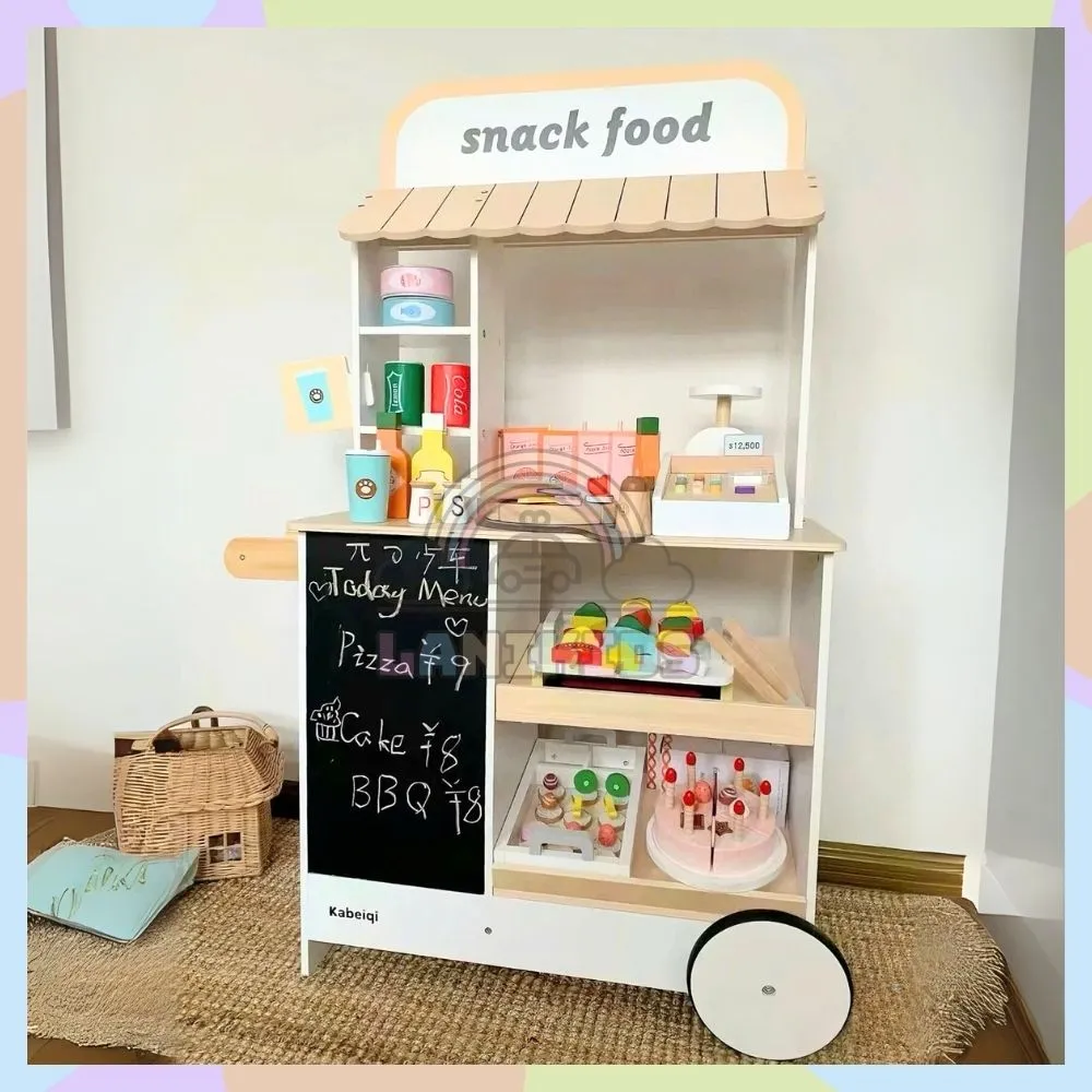 Bộ Tủ Bán Hàng Snack Food – Đồ Chơi Hướng Nghiệp Giúp Bé Phát Triển Kỹ Năng Toàn Diện