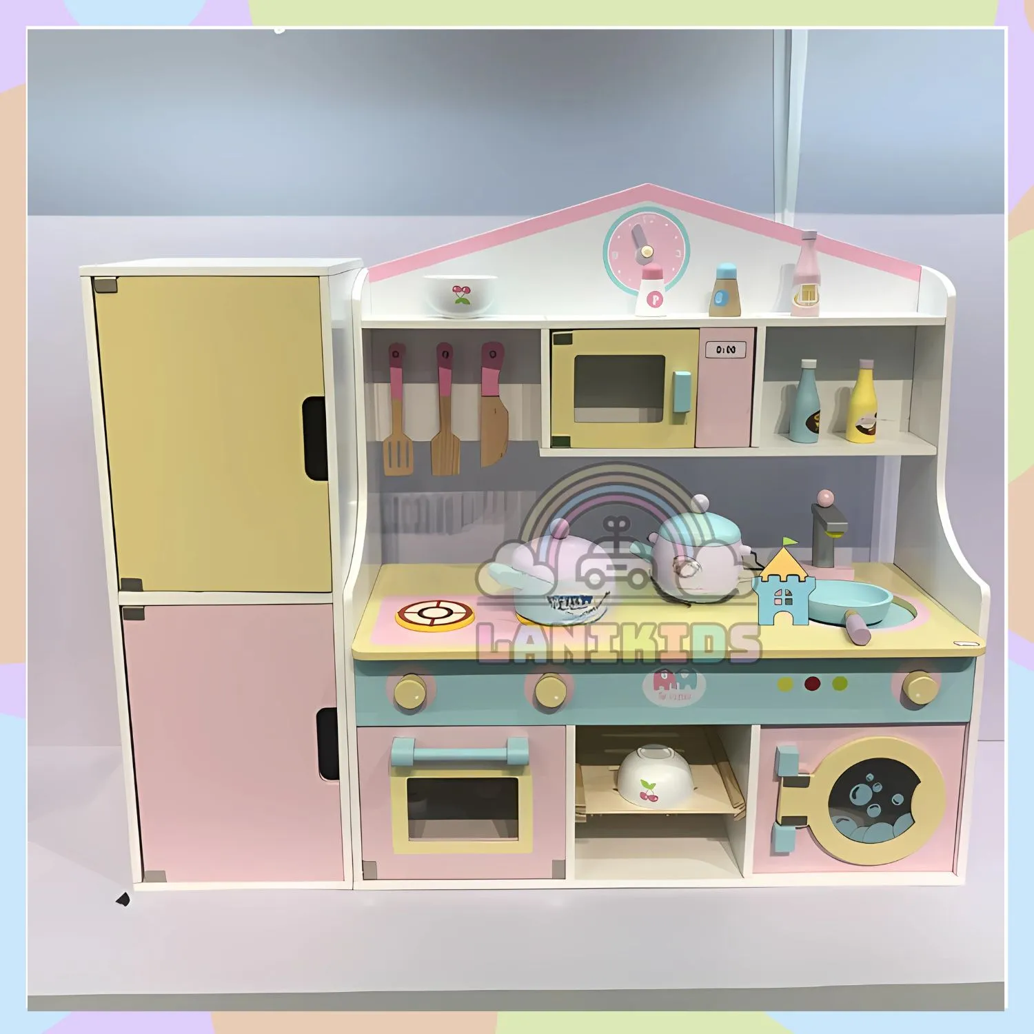 Bộ đồ chơi nhà bếp hướng nghiệp khu vui chơi coffe kids Combine Kitchen B