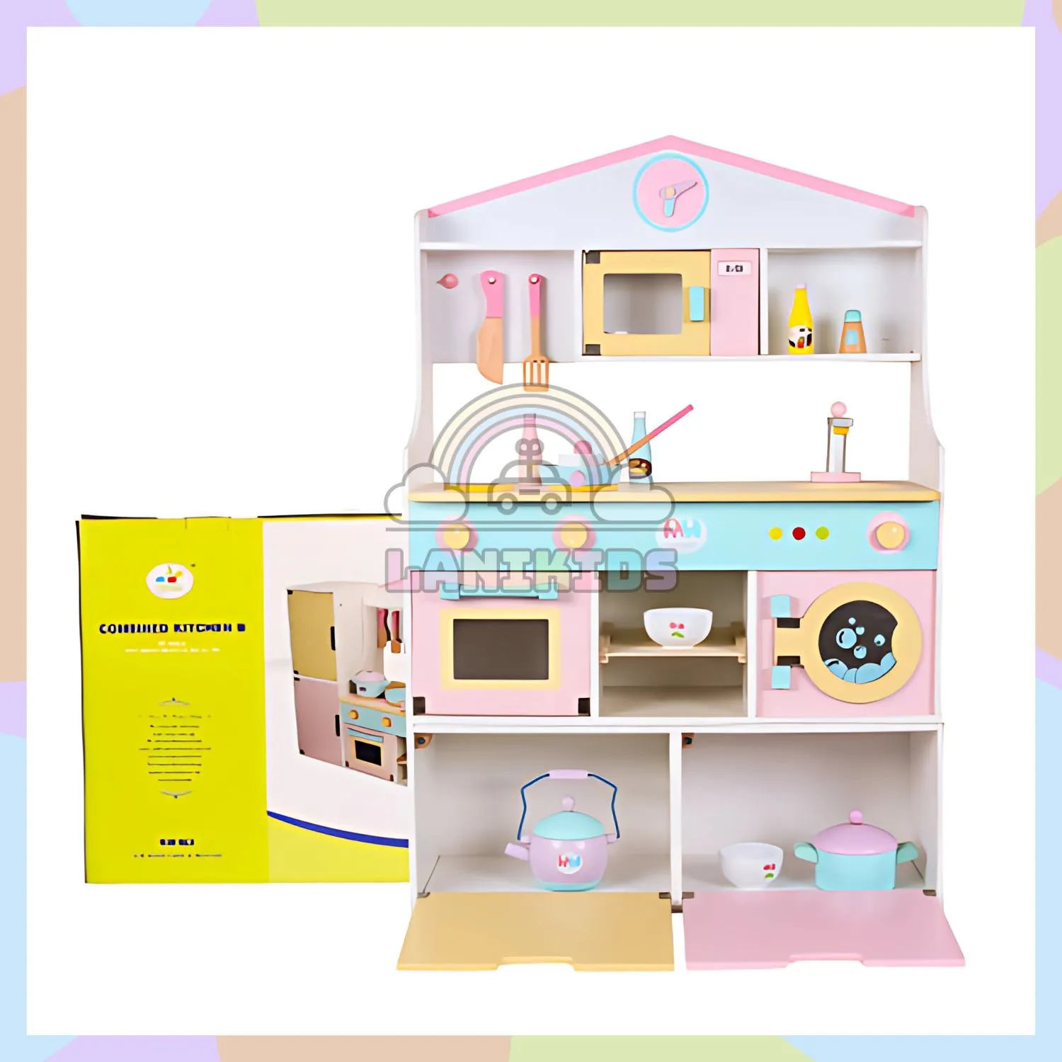 Bộ đồ chơi nhà bếp hướng nghiệp khu vui chơi coffe kids Combine Kitchen B