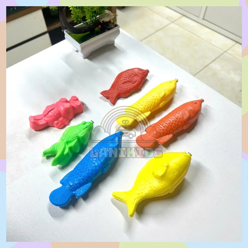 Cá Nhựa Cân – Đồ Chơi Câu Cá Nam Châm An Toàn Cho Khu Vui Chơi Trẻ Em  Lanikids