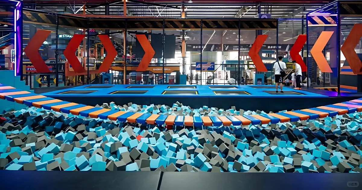 Khu Vui Chơi Vận Động Trampoline – Giải Pháp Thiết Kế Khu Vui Chơi Trẻ Em Nhập Khẩu Cao Cấp
