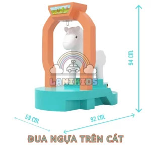 Đua Ngựa Trên Cát – Đồ Chơi Xúc Cát Cao Cấp Cho Khu Vui Chơi Trẻ Em