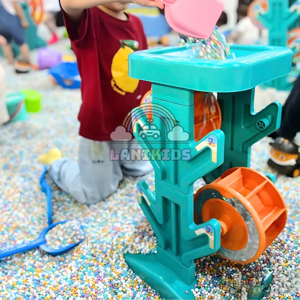Guồng Xoay Cát 2 Bánh – Đồ Chơi Xúc Cát Cao Cấp Siêu Bền Cho Khu Vui Chơi Trẻ Em