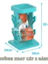 Guồng Xoay Cát 2 Bánh – Đồ Chơi Xúc Cát Cao Cấp Siêu Bền Cho Khu Vui Chơi Trẻ Em