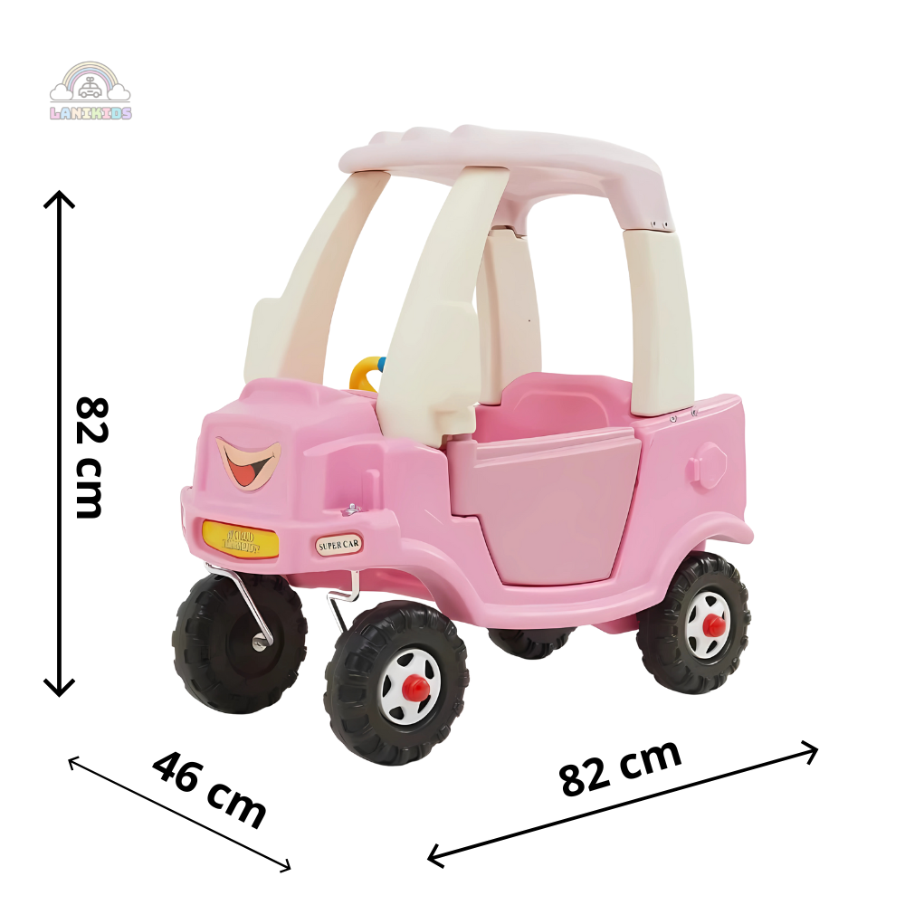 Xe ôtô chòi chân Leo Núi cho bé – Đồ chơi vận động an toàn bằng nhựa ABS nhập khẩu