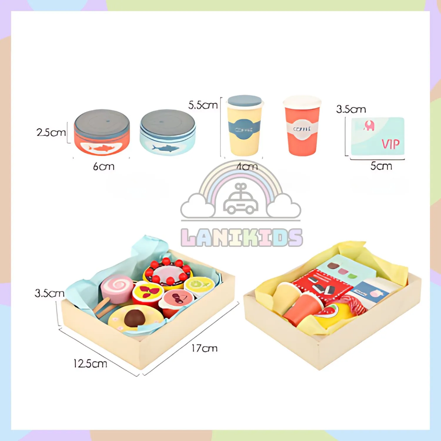 QUẦY XE ĐẨY GIẢI KHÁT CHO BÉ – ĐỒ CHƠI HƯỚNG NGHIỆP NHẬP VAI NGHỀ BÁN HÀNG