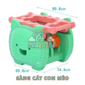 Sàng Cát Con Mèo – Đồ Chơi Xúc Cát Cao Cấp Siêu Bền Cho Khu Vui Chơi Trẻ Em