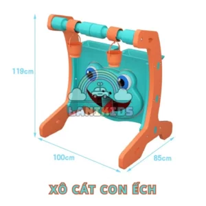 Xô Cát Con Ếch – Đồ Chơi Xúc Cát Cao Cấp Cho Khu Vui Chơi Trẻ Em