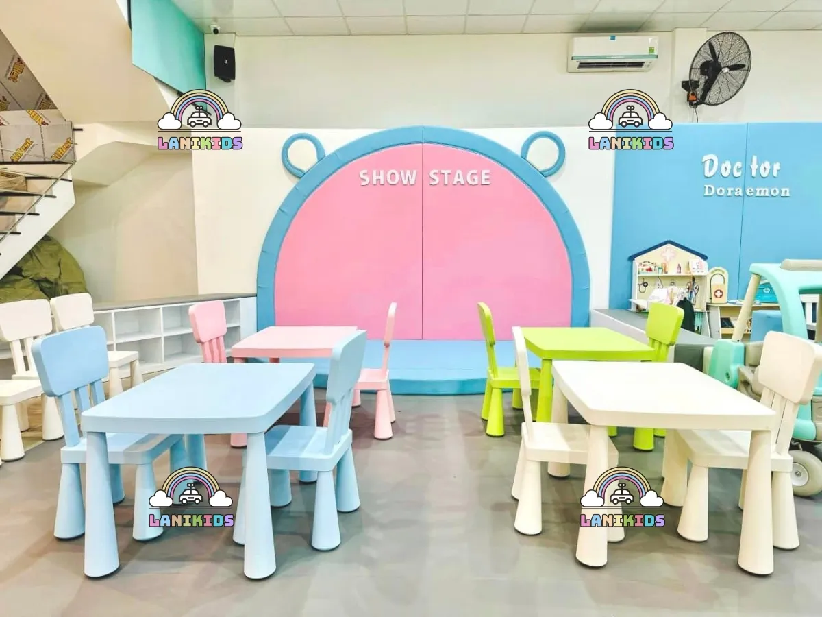 Thiết Kế Thi Công Khu Vui Chơi Trẻ Em Babi Kids Cafe Tại Cà Mau – Dự Án Thực Tế Do Lanikids Thực Hiện