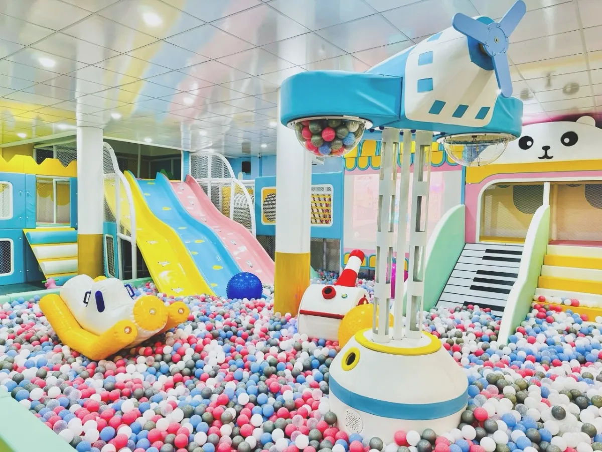 Thiết Kế Thi Công Khu Vui Chơi Trẻ Em Babi Kids Cafe Tại Cà Mau – Dự Án Thực Tế Do Lanikids Thực Hiện