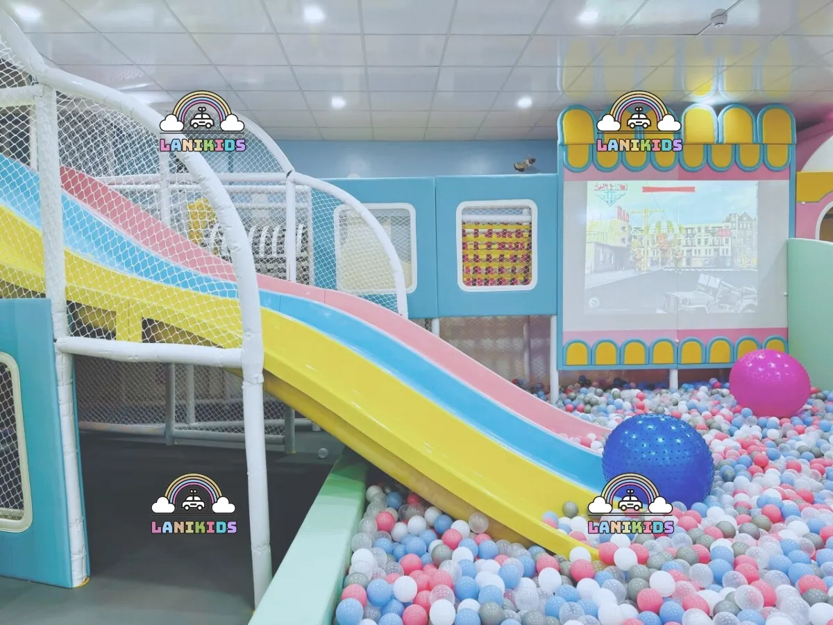 Thiết Kế Thi Công Khu Vui Chơi Trẻ Em Babi Kids Cafe Tại Cà Mau – Dự Án Thực Tế Do Lanikids Thực Hiện